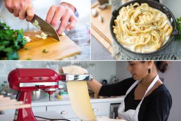 Homemade Fettuccine Alfredo With Chef Magou