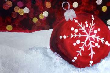 Ornament in the Snow