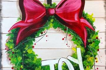 Christmas Joy Wreath