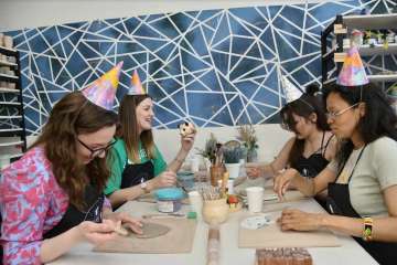 Private Pottery & Painting Party in Back Bay