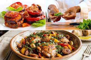 Make Chicken Scarpariello and Eggplant Parmigiana