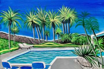 Sunny Poolside Paradise Day