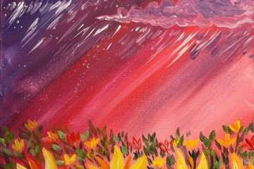 Rain for the Flower Field - Pasadena