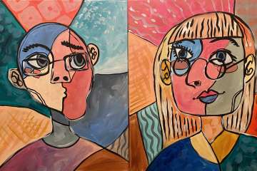 Cubist Portrait - Chicago