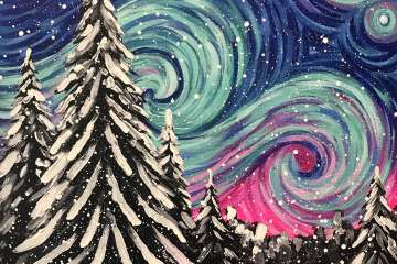 Starry Night in Winter - East Brunswick