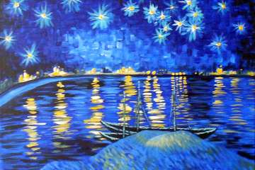 Van Gogh's Starry Night Over the Rhone - Nutley