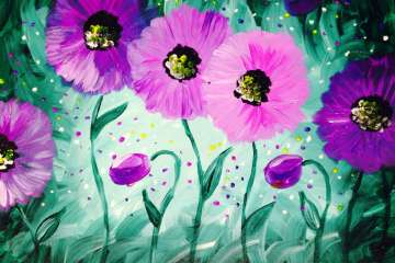 Violet Poppies - Woodridge