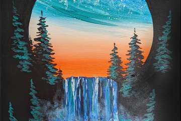 Sunset Waterfall - Boston