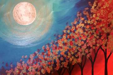 Full Moon Rising - Woodridge