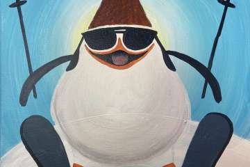 Penguin Hits the Slopes - Rancho Santa Margarita