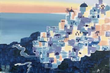 Santorini Sunset - Woodridge
