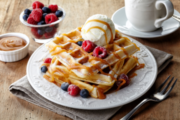 Fancy Liège Waffles Brunch