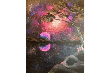 Paint a Psychedelic Galaxy