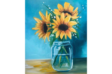 Jar of Sunflowers