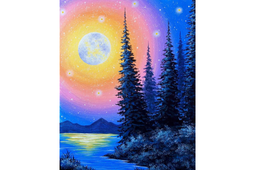 Moonrise Woods