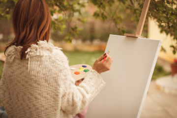 Painting in Central Park