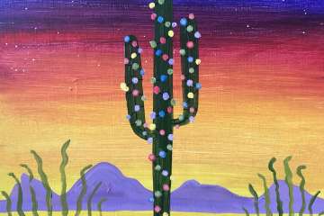 Festive Saguaro Cactus