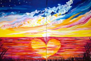Romantic Sunset for Two