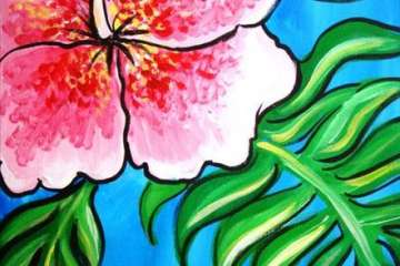 Blushing Pink Hibiscus