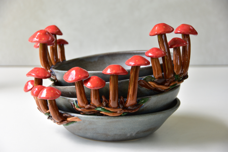 Make Mushroom Pottery