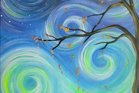 Swirling Autumn Sky