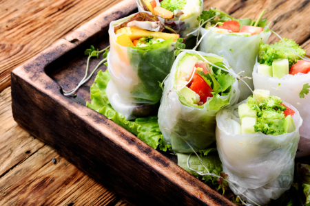Make Thai-Style Vegetable Spring Rolls