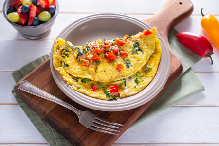 Colorful Breakfast Spread