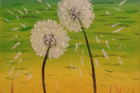 Dandelion Dream- paint & sip