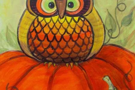 Autumn Owl Art