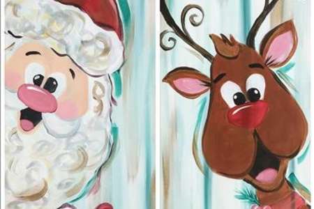Santa and Rudolph