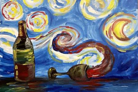 Starry Wine Paint Night