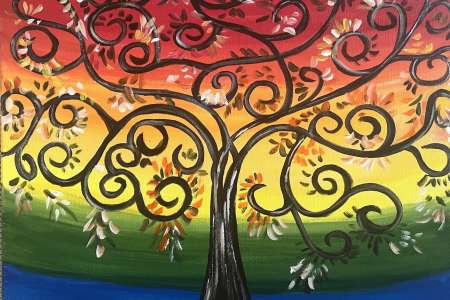 Confetti Trees in Carmel