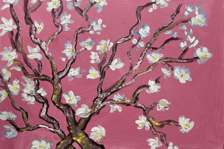 Pink Almond Blossom
