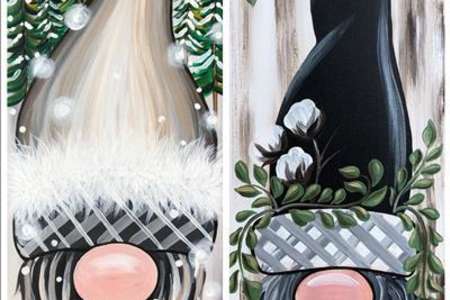 Bundled up in Black and White