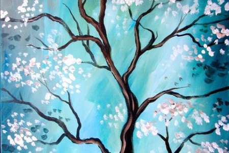 Mystical Blossoming Tree