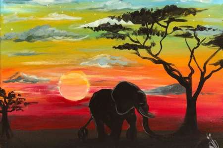 Elephant and the Sunset - Date Night
