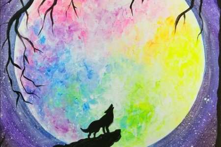 Howling Wolf, Vibrant Moon