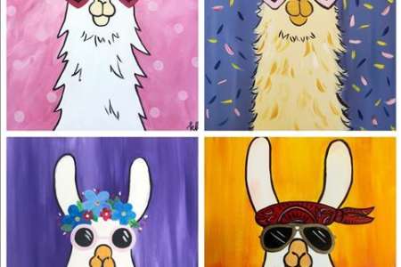 Family Fun: A Llama Art Adventure  