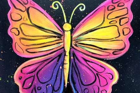 Blacklight Butterfly