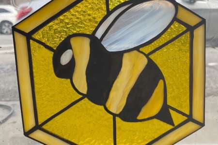 Create Stained Glass Bumble Bee!