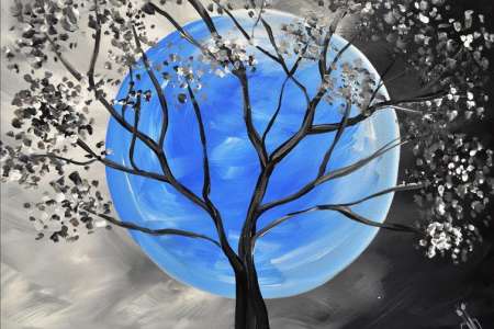 White and Blue Hues