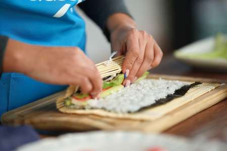 Sushi Making With Chef Juwanza at a Local Brewery