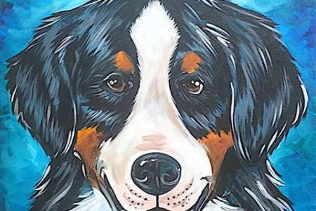 Taking Sips and Painting Pets