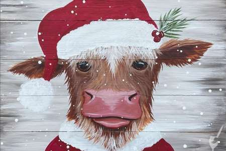 Santa's Sweet Little Helper Says Moo
