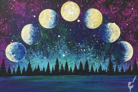 Lunar Phases on Cosmic Skies