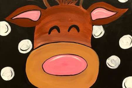 A Cute and Jolly Reindeer