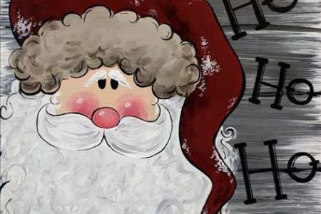 Jolly Rustic Santa