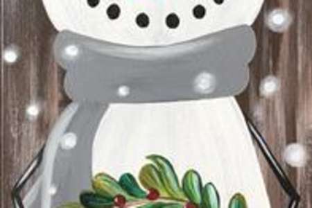 Rustic Winter Snowman