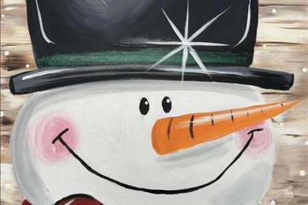 Joyful Rustic Snowman