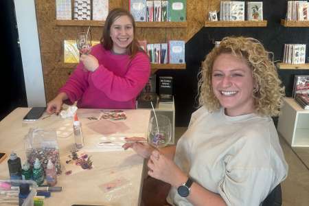Candle Making & Wine Glass Painting
